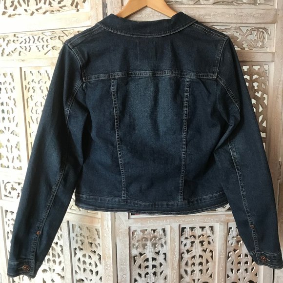 NWT Vintage America Denim Jacket Small Stretch S - Picture 5 of 14